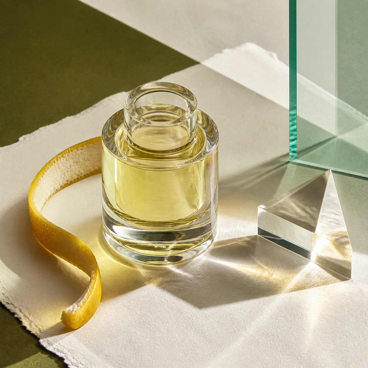 Original illustrative research-catalog still life for Lemon bottle