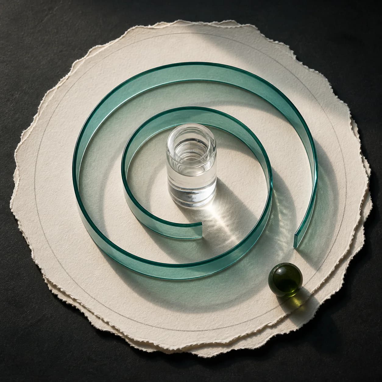 Original illustrative research-catalog still life for Semaglutide